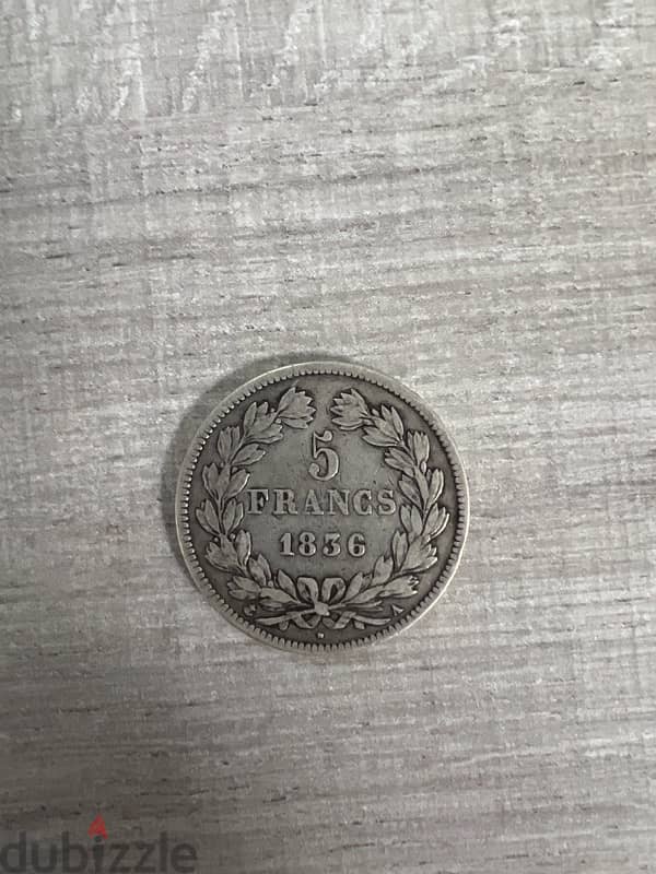 Louis Philippe 1 silver coin 1