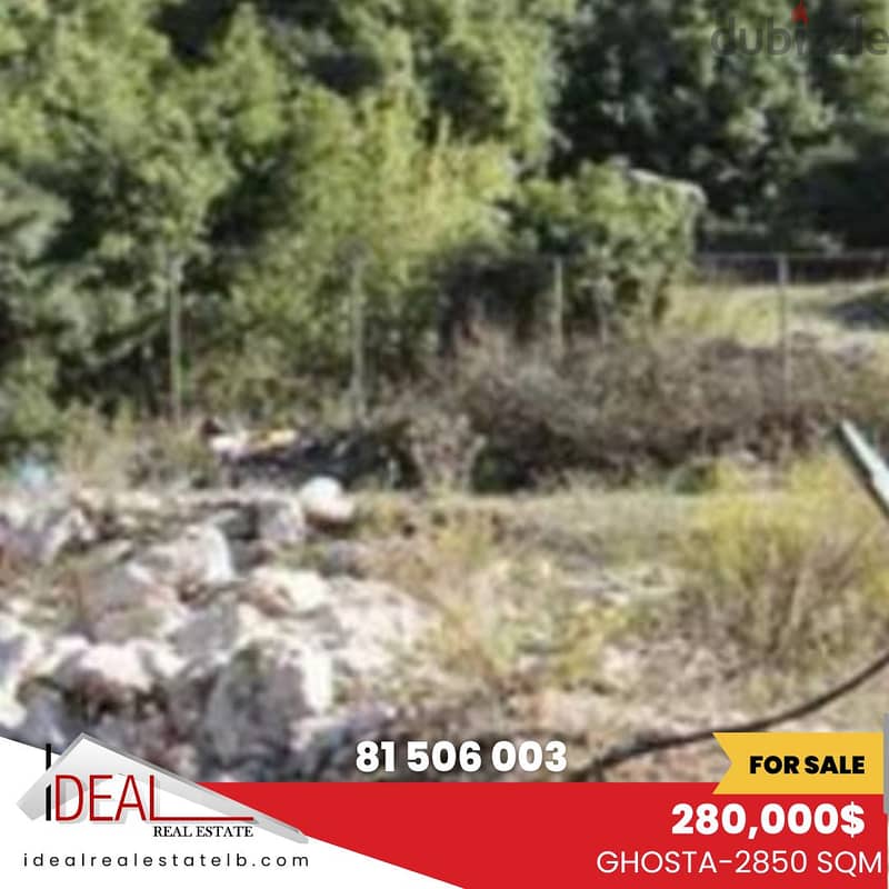 Land for sale in Ghosta عقار للبيع في غسطا 0