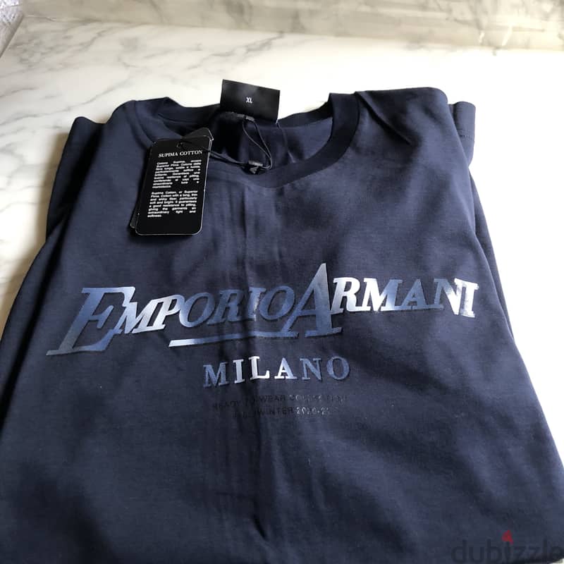 Emporio Armani Dark Blue Tshirt - XL 5