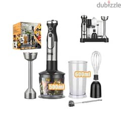 DSP Hand Blender 6-in-1 Set, 1500W, 5-Speed Control with Turbo 0