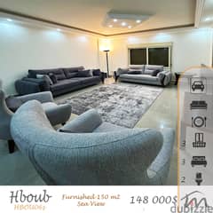 Hboub | Building Age 5 | Furnished/Equipped 150m² | 3 Balconies | View 0