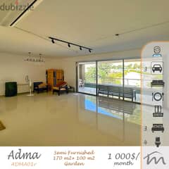 Adma | Semi Furnished 170m² + 100m² Terrace/Garden | 3 Parking | Luxe 0