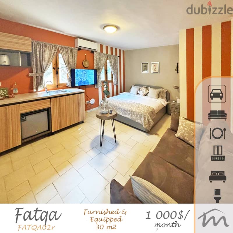 Fatka | SHORT TERM RENT | Furnished/Equipped 30m² Chalet | Parking 0