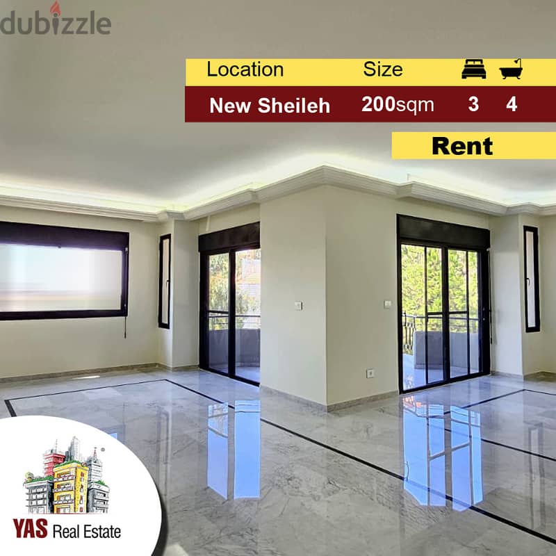 Sheileh 200m2 | Brand New | Rent | Open View | Prime Location | TO 0