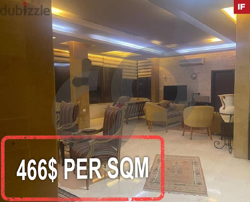 fully furnished apartment - CHOUF/شوف REF#IF113327 0