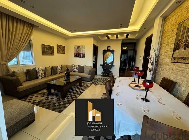 125m2 Sea View Apartment in Zouk mikael new building/زوق مكايل 2