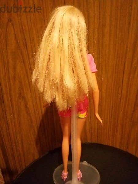 Barbie Mattel wearing As new doll has straight hair bend legs+Shoes=18 1