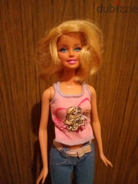 HAIRTASTIC CUT & STYLE Barbie used wearing Mattel Still Good Rare doll 1