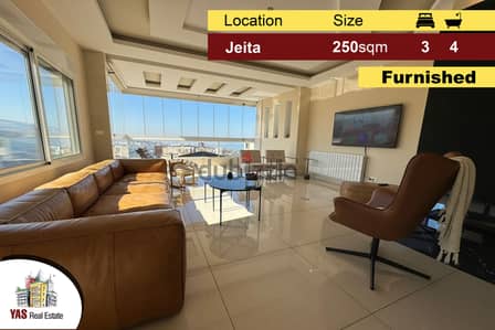 Jeita 250m2 Duplex | Ultra Upgraded | Fully Furnished | View | WA |