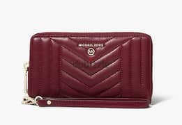 NEW* Michael Kors Zip Wallet / Pouch / Clutch / Merlot / Original 0