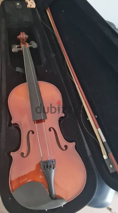 Violin and Martin steel Backpacker Guitar for Sale!