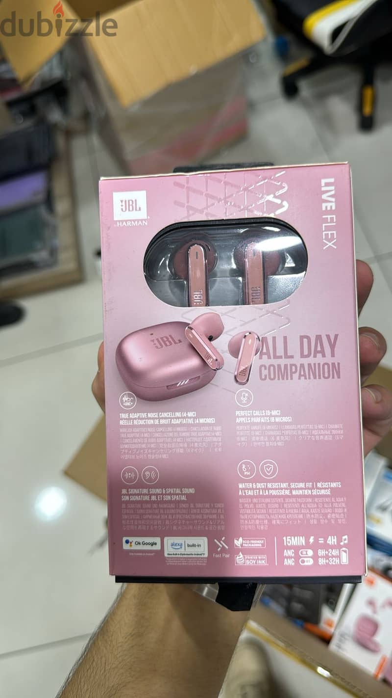 Jbl Live Flex rose 1