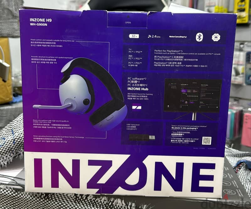 Sony Inzone H9 wireless Noise Canceling Gaming headset great & origina 1