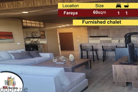 Faraya 60m2 | Furnished Chalet | Mountain View | DA |