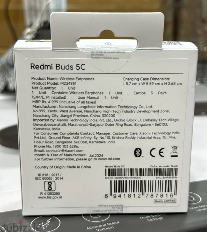 Xiaomi Redmi Buds 5c black 1