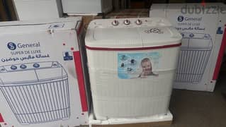 general 8kg twin tub washing machine غسالة حوضين 0