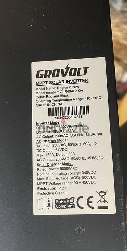 Grovolt Ragnar 8.2 inverter 3