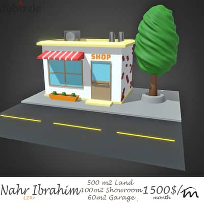 Nahr Ibrahim | 500m² Outdoor Area + 100m² Showroom + 60m² Warehouse