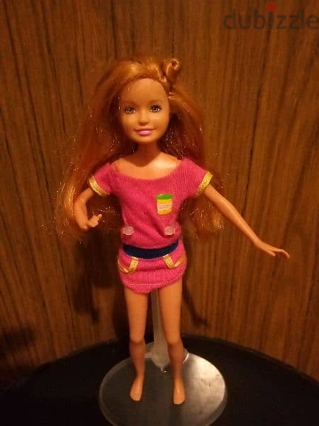 STACIE Barbie Smaller Sister Mattel used Good dressed doll bend legs 0