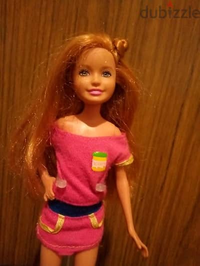 STACIE Barbie Smaller Sister Mattel Good dressed doll bend legs=18$