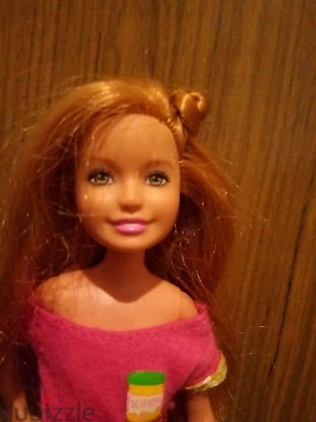 STACIE Barbie Smaller Sister Mattel used Good dressed doll bend legs 4