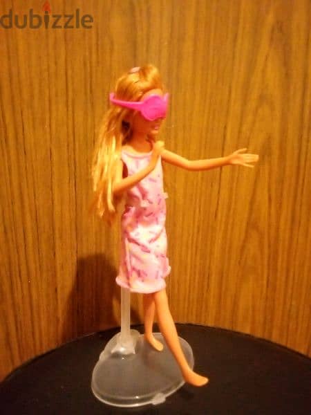 STACIE Barbie Smaller Sister Mattel as new doll unflex legs+Eyes Mask 2