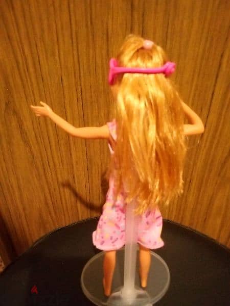 STACIE Barbie Smaller Sister Mattel as new doll unflex legs+Eyes Mask 6