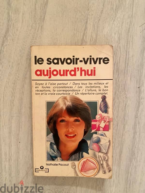 2 books about (savoir vivre) for sale 1