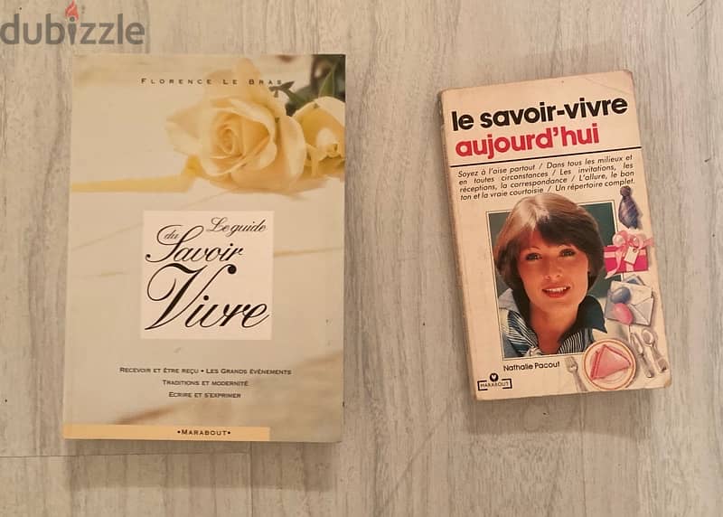 2 books about (savoir vivre) for sale 3