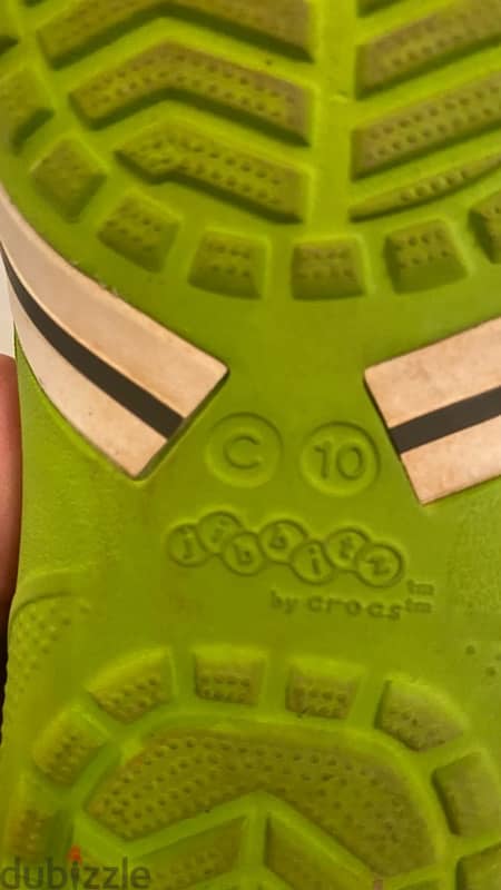 original baby crocs green  for sale 4