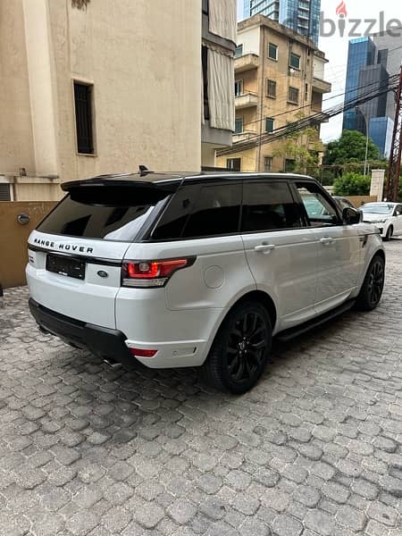 Range Rover Sport V8 autobiography 2016 white on red & black 3