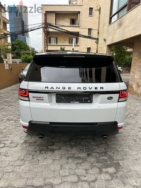 Range Rover Sport V8 autobiography 2016 white on red & black 5