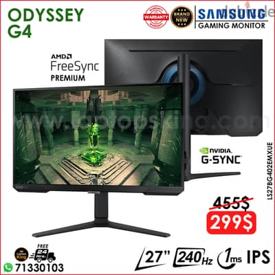 SAMSUNG ODYSSEY G4 27" LS27BG402EMXUE 240HZ FHD IPS GAMING MONITOR