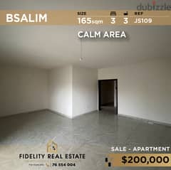 Apartment for sale in Bsalim JS109 للبيع في بصاليم 0