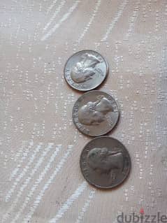 quarter  3 coins 0