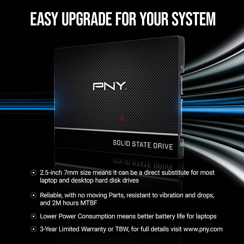 PNY SSD 500GB 2.5'' SATA III 4