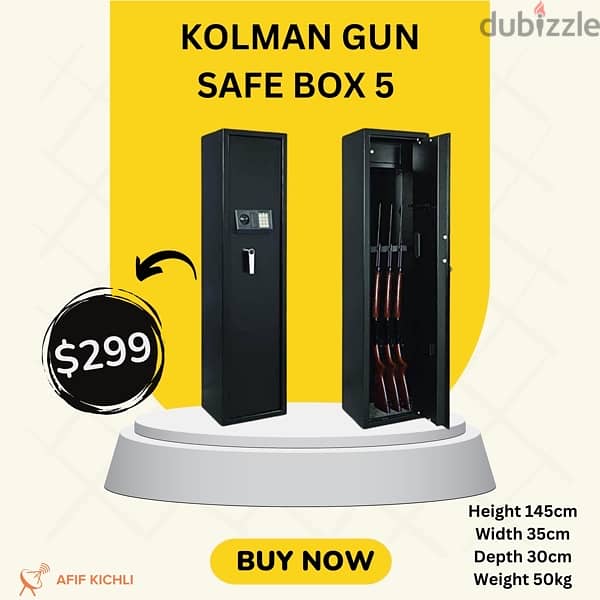 Kolman Safe Box all Sizes خزنات حديد جميع المقاسات 2