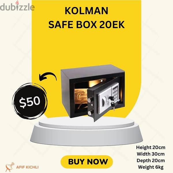 Kolman Safe Box all Sizes خزنات حديد جميع المقاسات 7