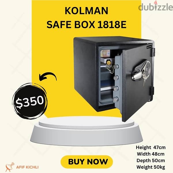 Kolman Safe Box all Sizes خزنات حديد جميع المقاسات 10