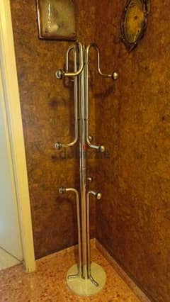 vintage porte manteaux chrome metal 0