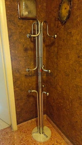 vintage porte manteaux chrome metal 0