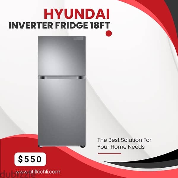 Campomatic Whirlpool Hyundai Inverter Fridge براد كفالة شركة 2