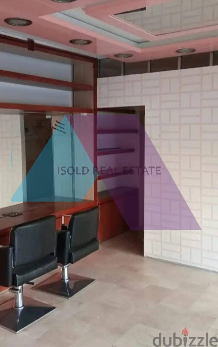 decorated 30 m2 store for sale in Zalka - محل للبيع في زلقا 0