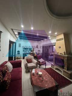 Lux Decorated 180m2 +View for sale in Forn el Chebak, Furn el chebbek 0