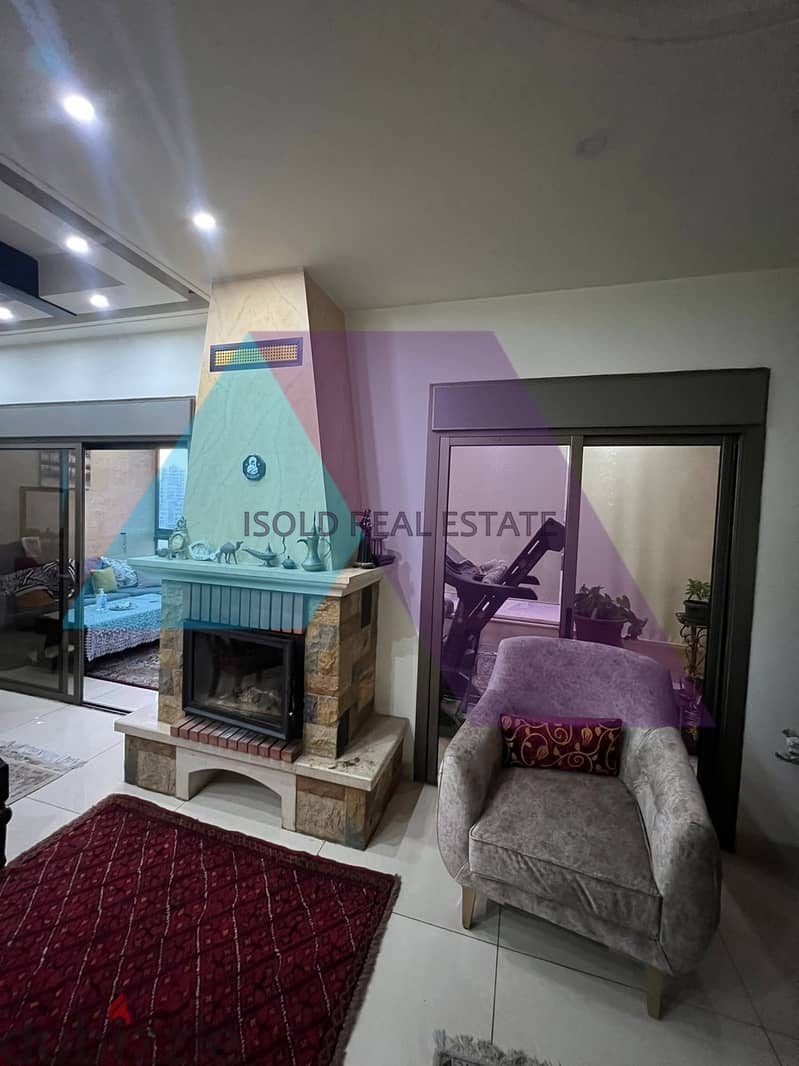 Luxurious Decorated 180 m2 +Panoramic View for sale in Forn el Chebak 5