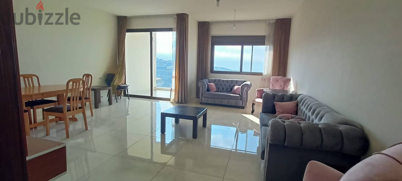 6 MONTHS RENTAL IN MANSOURIEH PRIME (200SQ) SEA VIEW 1