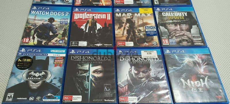 games playstation 5 and 4 and 3 sale or trade 8