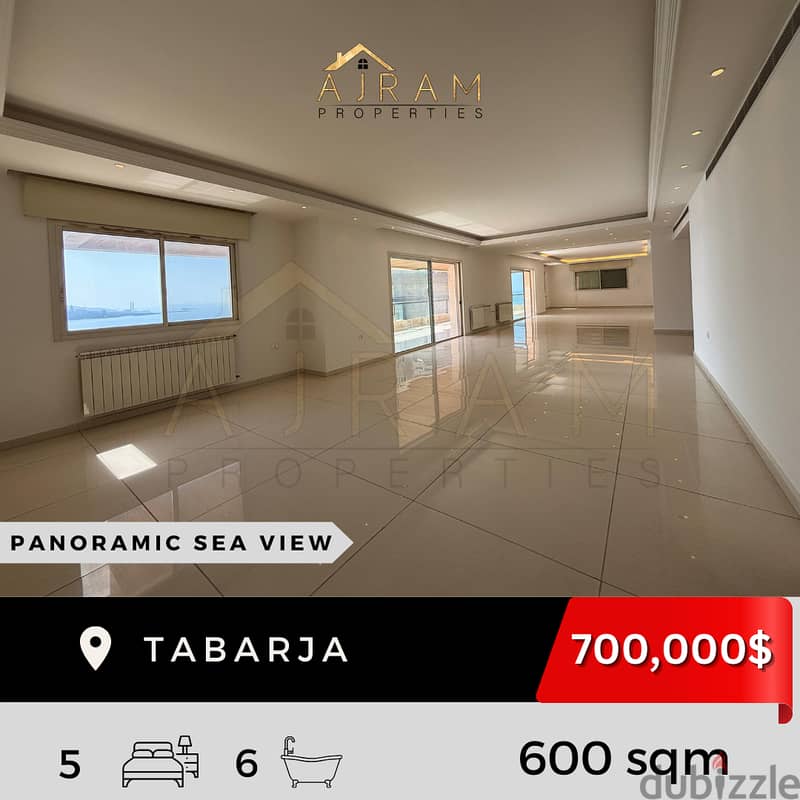 Tabarja | 600 sqm | Panoramic Sea View 2