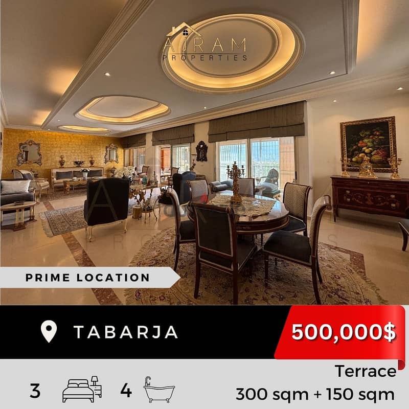 Tabarja | 300 sqm + 150 Terrace | Prime Location 2