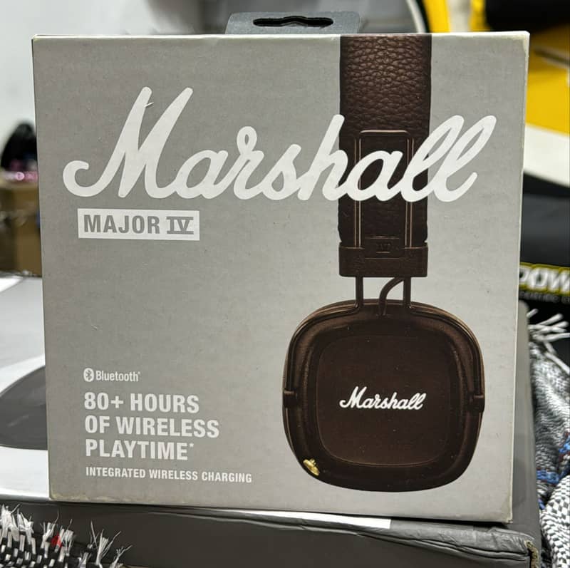 Marshall Major IV headphone brown amazing & best offer 0